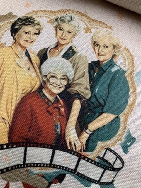 Tote bag las chicas de oro 2 tote bag chicas de oro, foto detalle del diseño