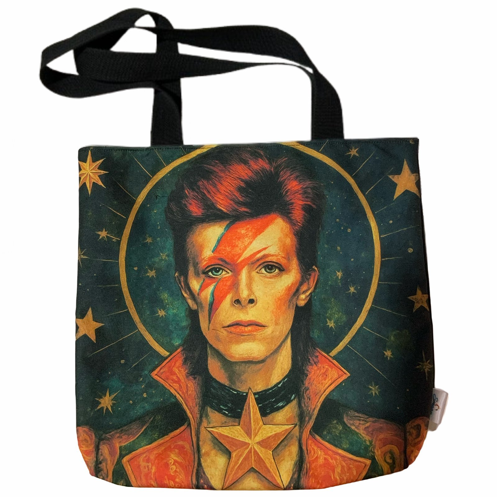 Bolso Bowie star 1 bolso artesanal con diseño de david bowie star - smaap