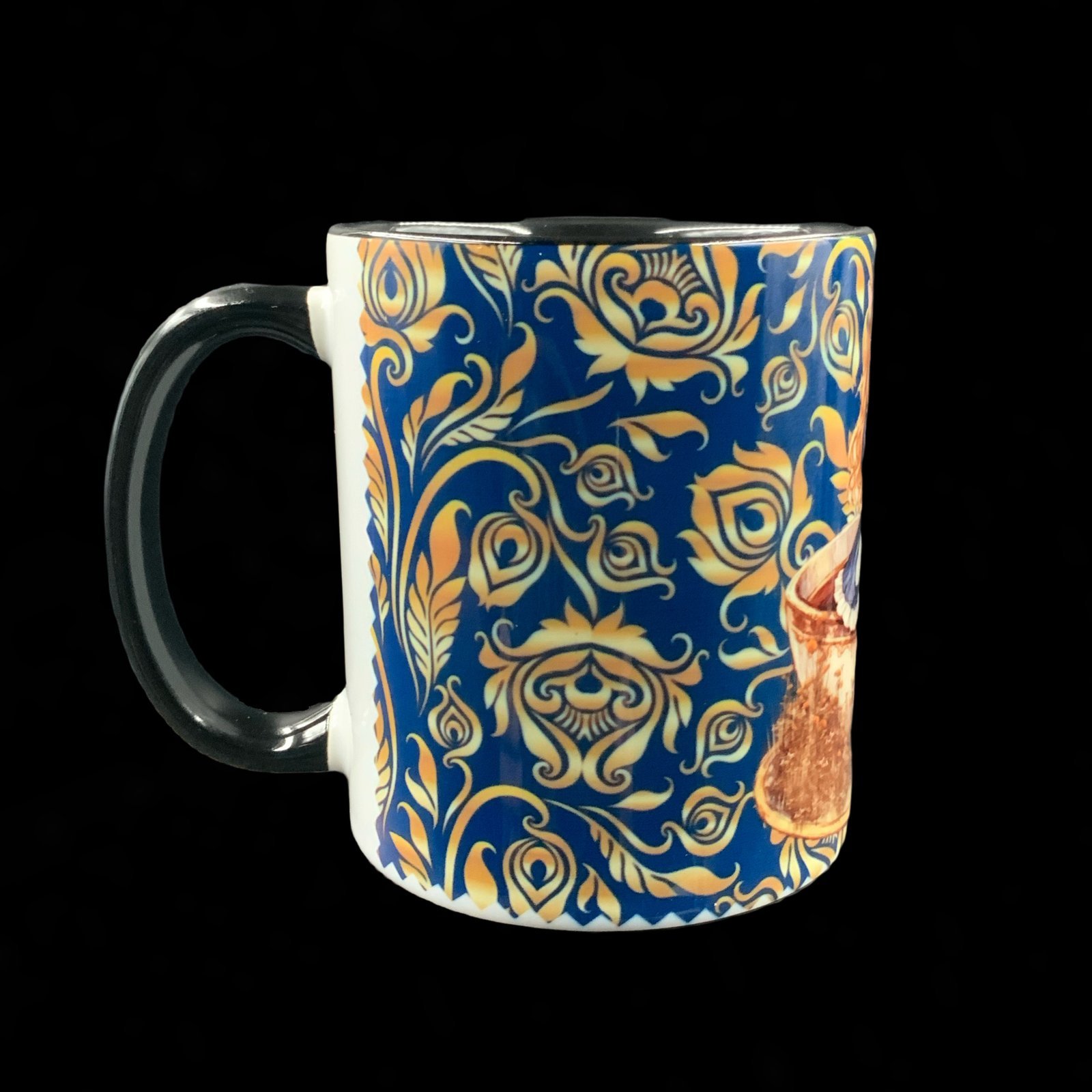 Taza la gata Alicia 2 Taza Gata Alicia, ceramica, vista lateral