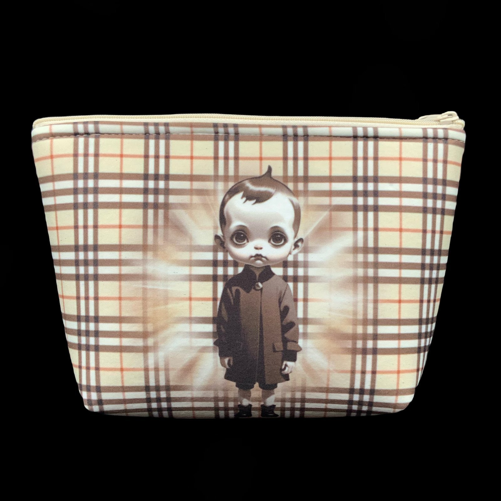 Neceser Cloe y Teo 1 Neceser con diseño CLOE&TEO - vista lado teo - arte textil - Smaap