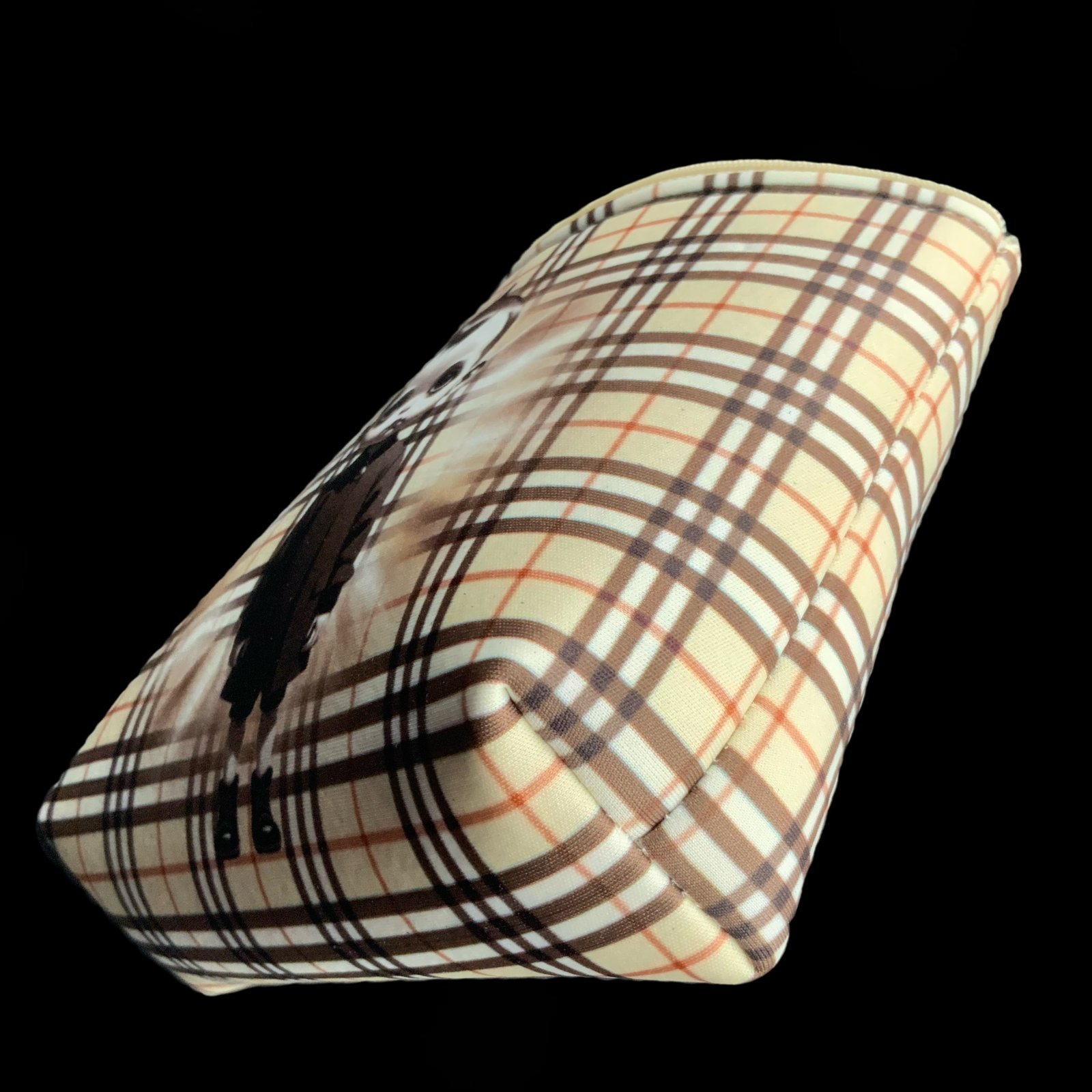 Neceser Cloe y Teo 4 Neceser con diseño CLOE y TEO - arte textil - vista fuelle lateral - Smaap