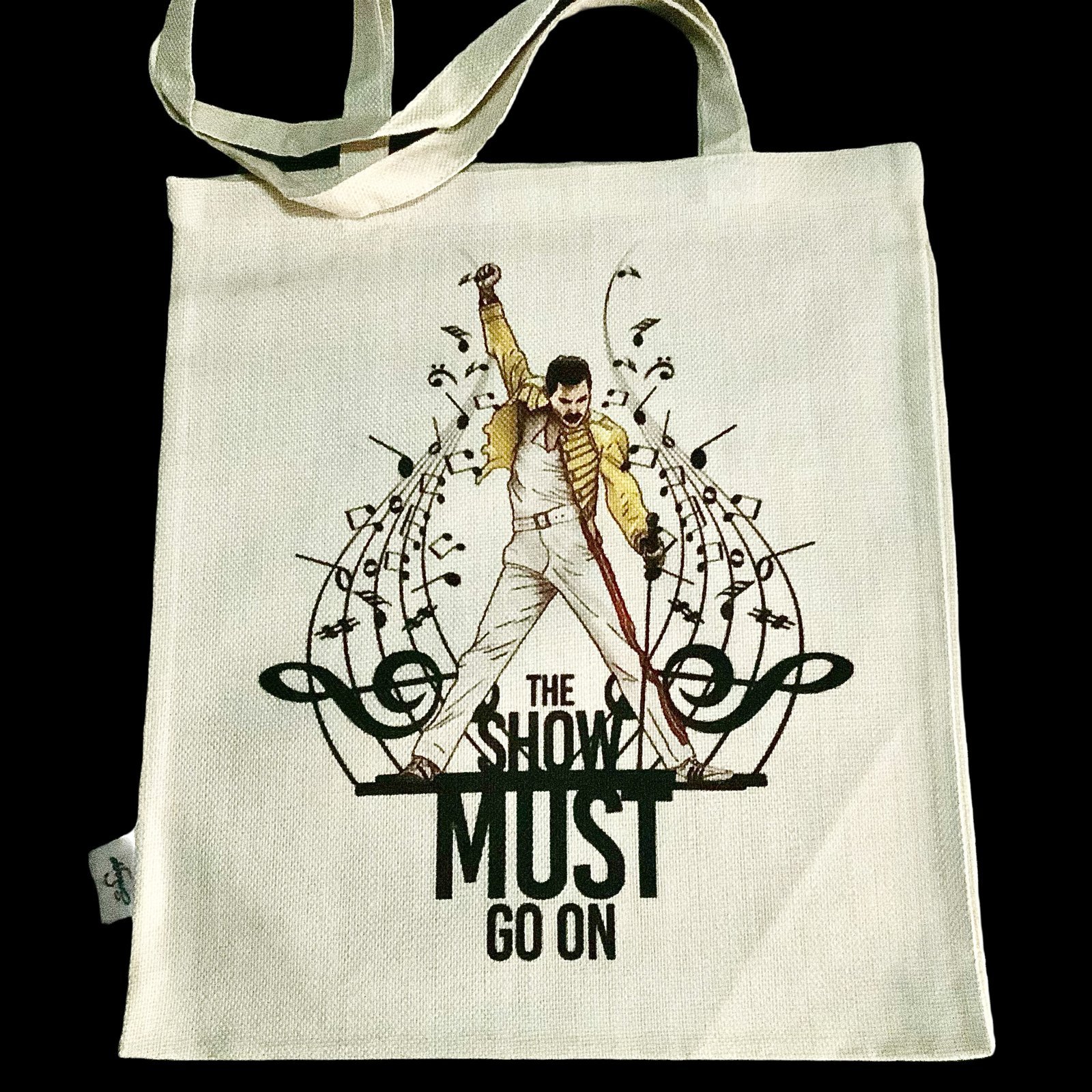 Tote bag Freddie Mercury Queen 1 tote bag con diseño de freddie mercury