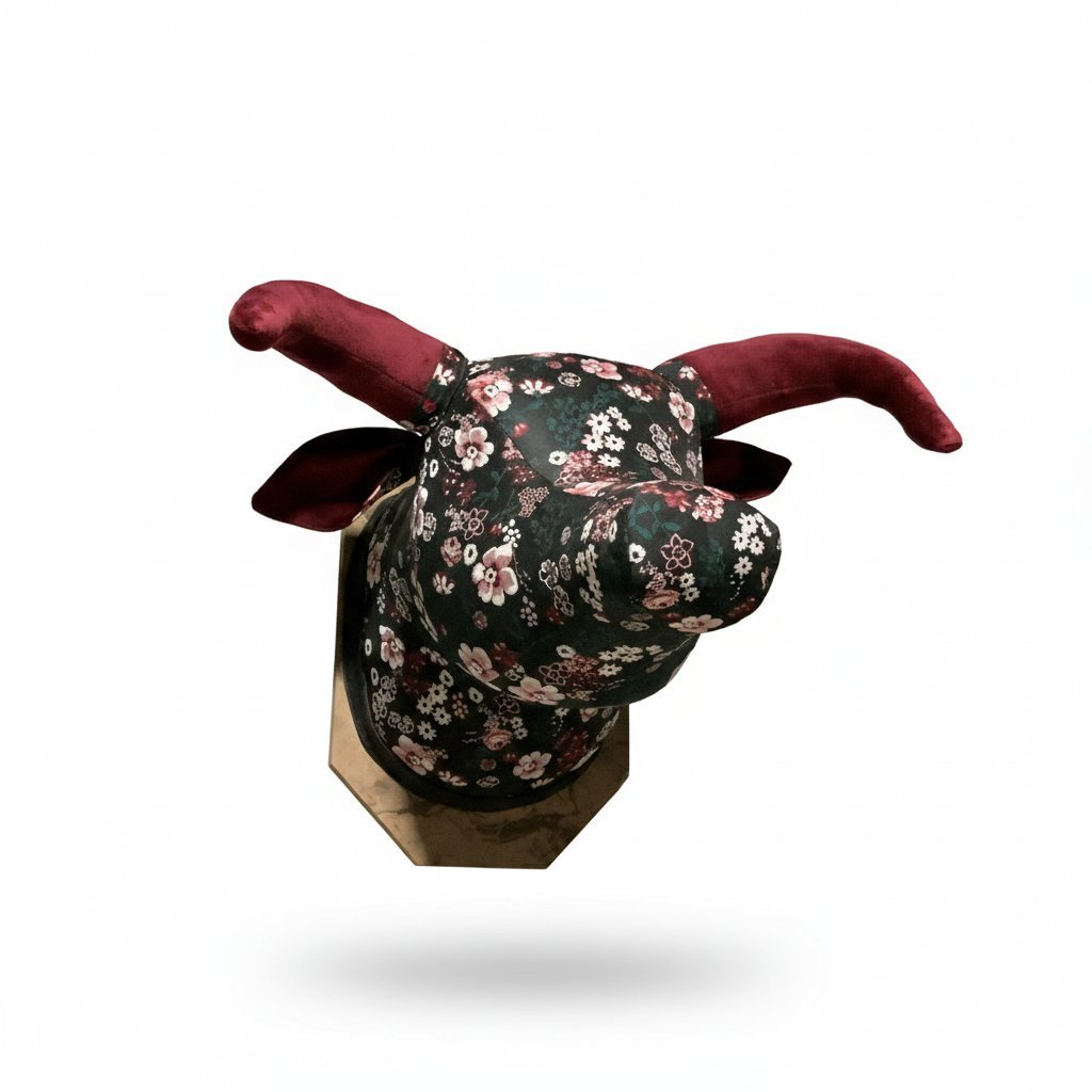 Cabeza de vaca de tela 3 Cabeza de vaca de tela - Imagen 3