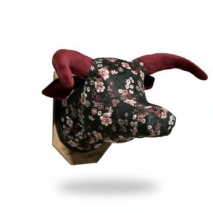 Cabeza de vaca de tela Cabeza de vaca de tela
