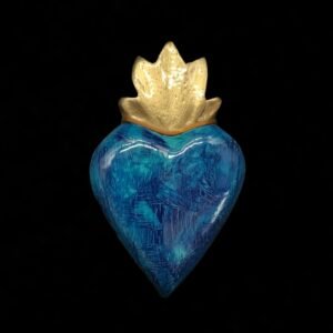 Corazón decorativo azul
