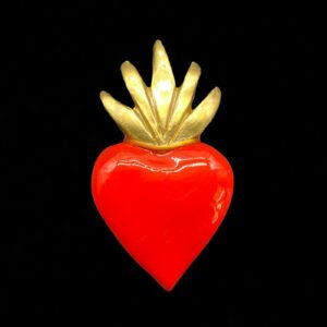 Corazón decorativo rojo