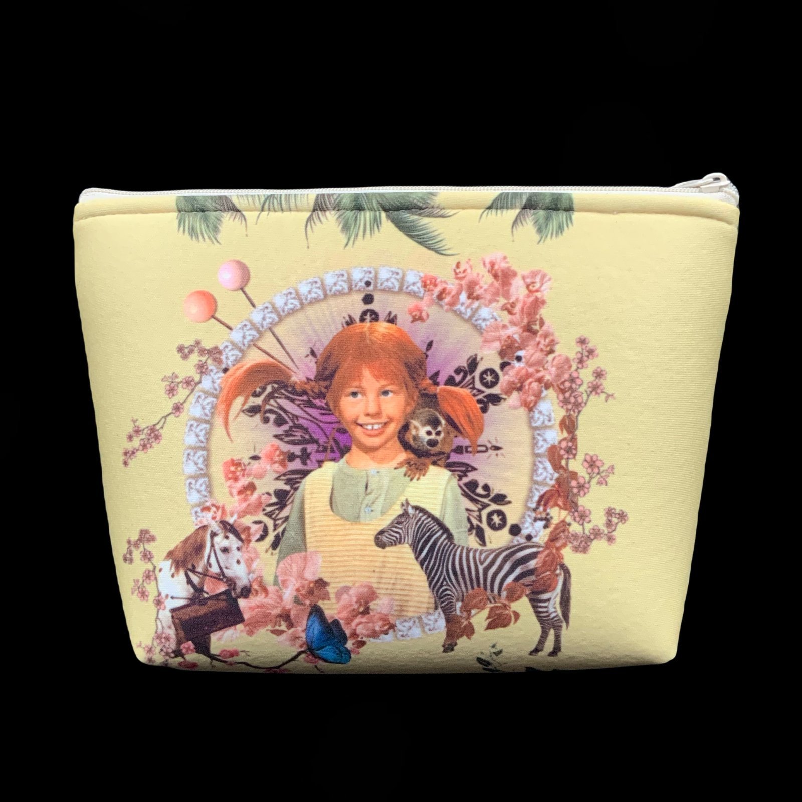 Neceser Pippi 1 neceser de neopreno con collage original de pippi