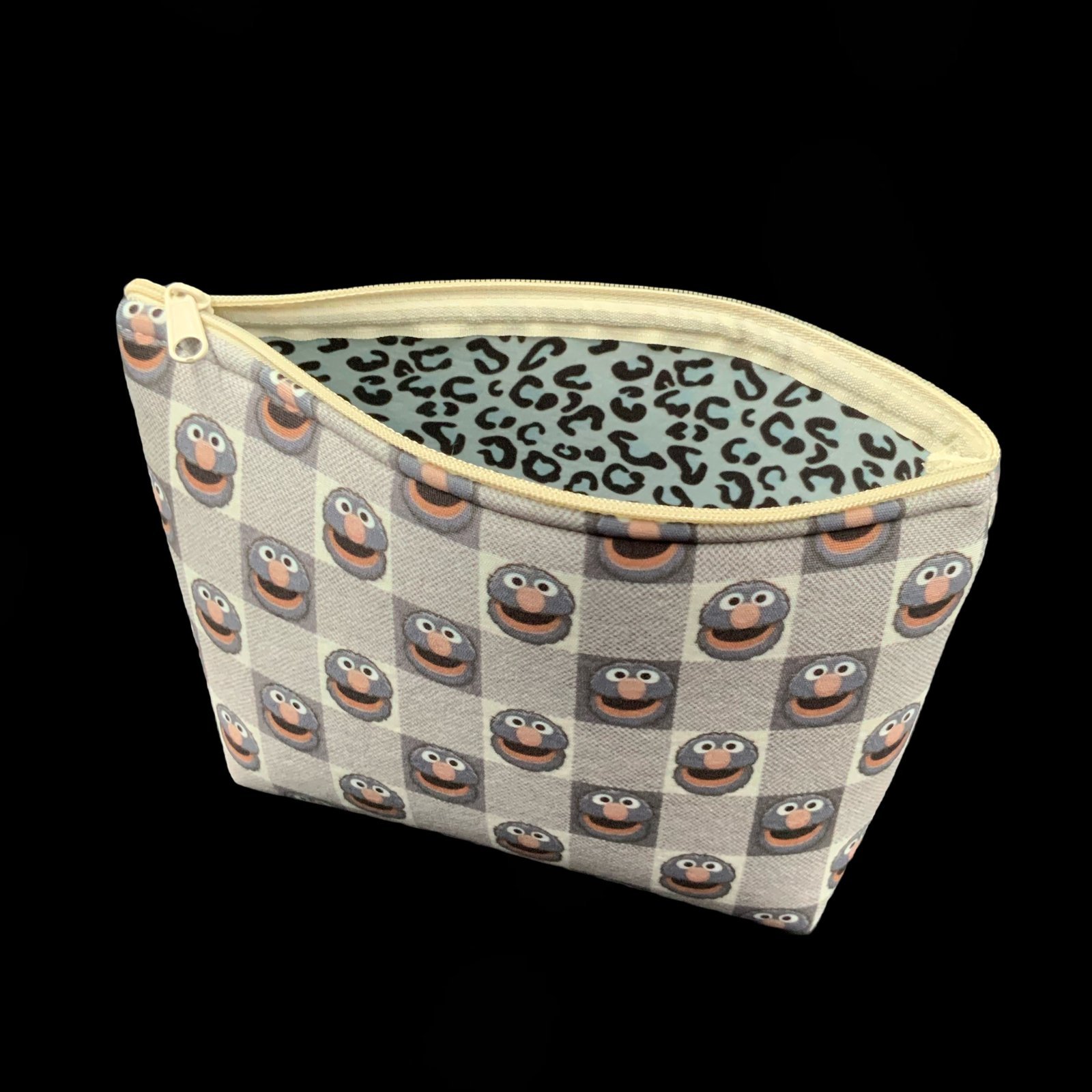 Neceser supercoco 2 neceser de neopreno con ilustración de supercoco, suave y ligero, vista interior
