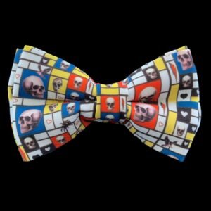 Pajarita calaveras Mondrian