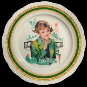 Plato decorativo Angela Lansbury