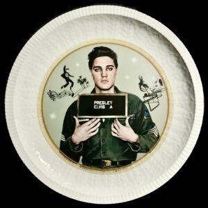 Plato decorativo Elvis