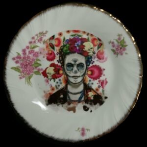 Plato decorativo Frida catrina