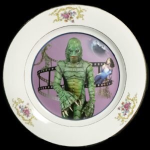 Plato decorativo Gill-Man la criatura de la laguna negra