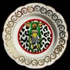 Plato decorativo Greta Gremlins