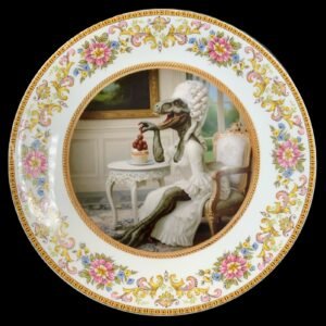 Plato decorativo dinosauria