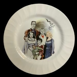 Plato decorativo familia munsters
