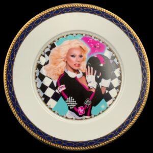 Plato decorativo Rupaul all stars