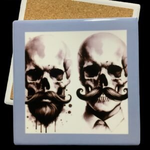 Posavasos calavera mod 3