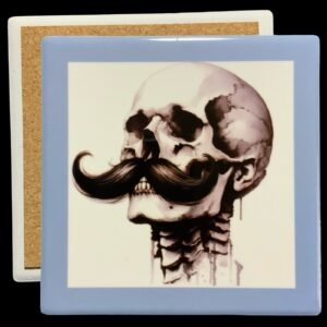 Posavasos calavera mod 8