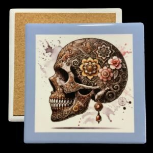 Posavasos calavera mod 20