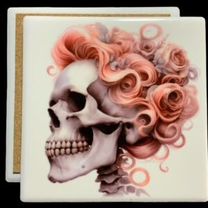 Posavasos calavera mod 5