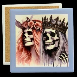Posavasos calavera mod 9