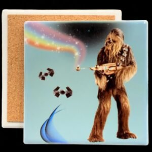 Posavasos Chewbacca el ataque arcoiris