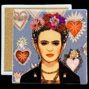 Posavasos Frida Kahlo azul