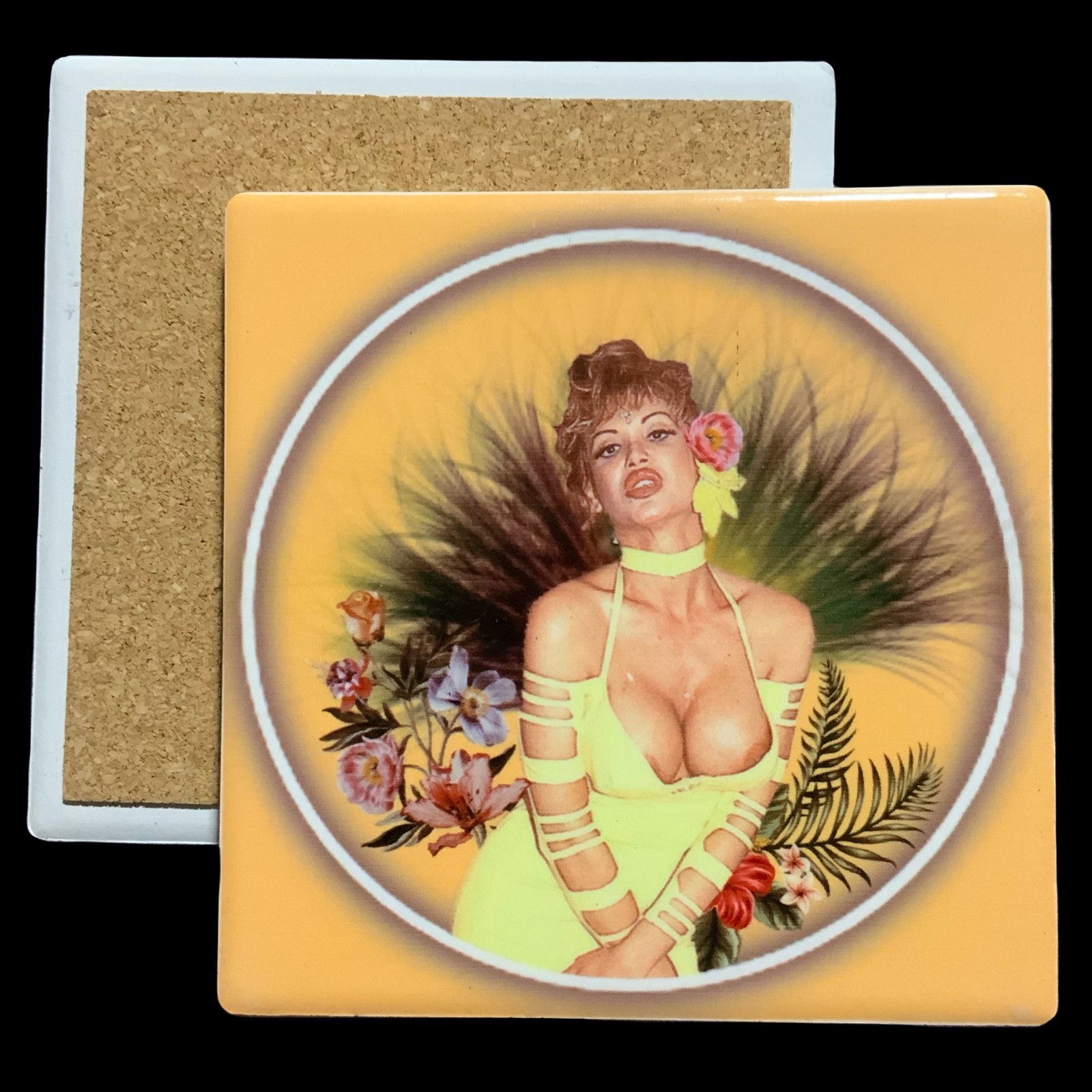 Posavasos La Veneno 1 Posavasos de Cerámica con collage de La Veneno - smaap