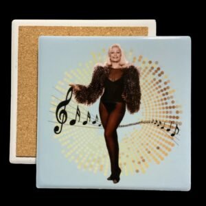 Posavasos Raffaella Carrá azul
