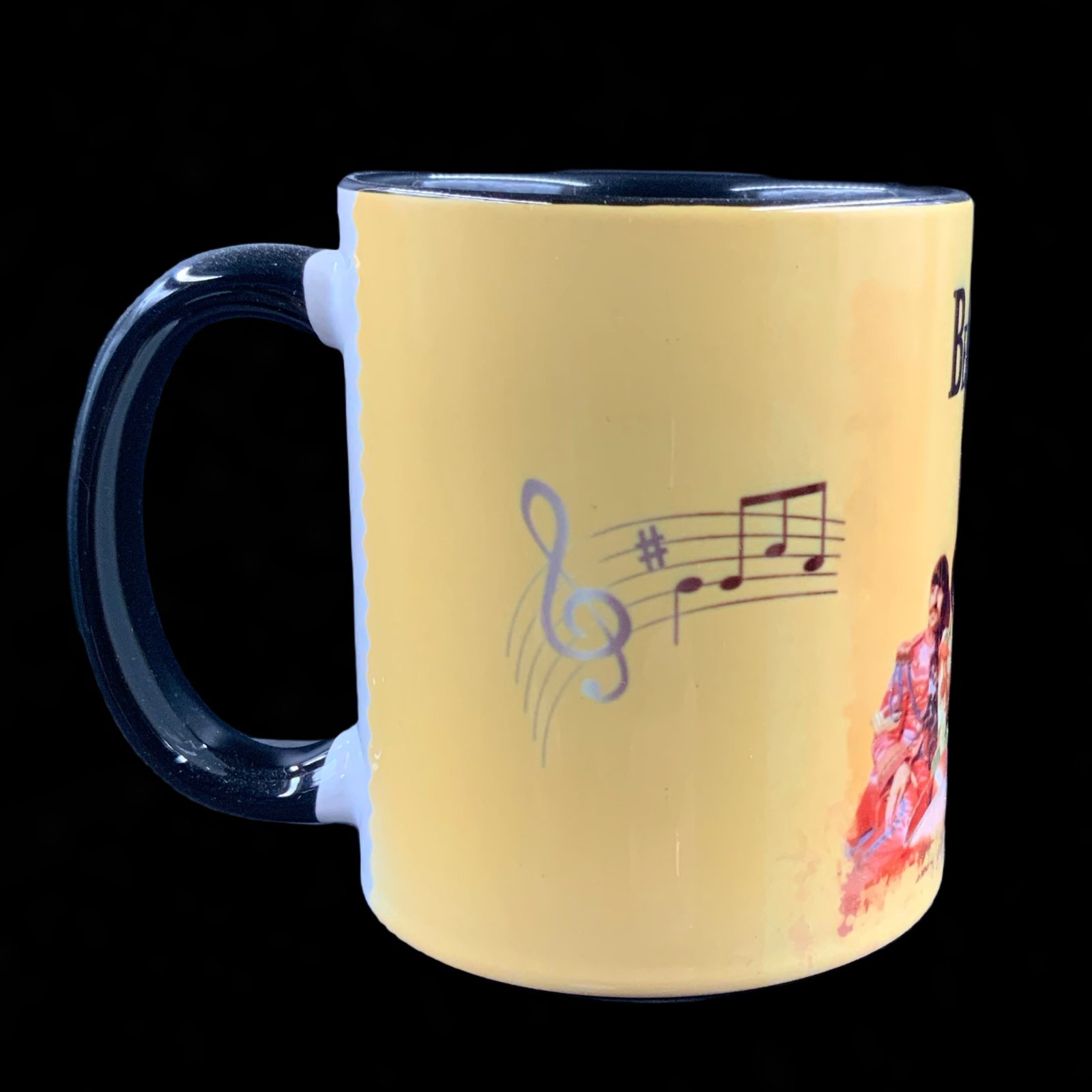 Taza The Beatles 2 Taza The Beatles, detalle lado izquierdo