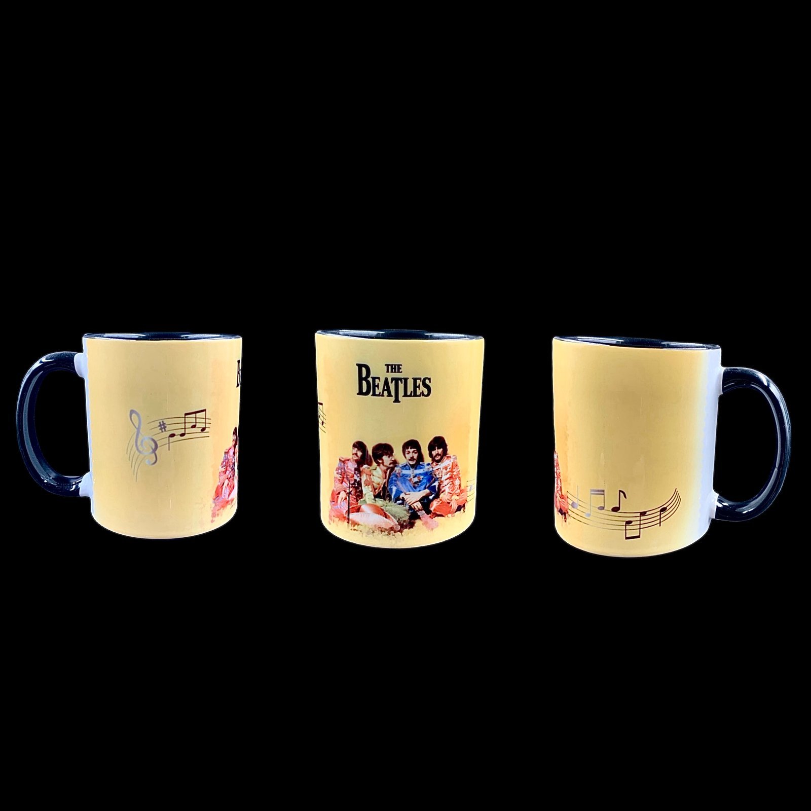 Taza The Beatles 4 Taza The Beatles, ceramica, detalle de todos sus lados, smaap