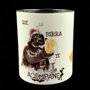 Taza Darth Vader que la birra te acompañe