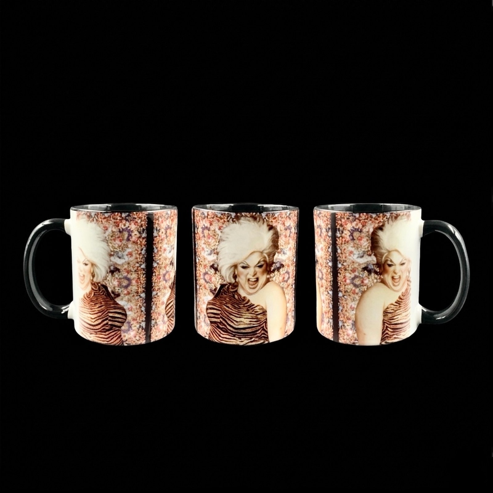 Taza Divine 4 Taza Divine, vista general de todos sus lados, ceramica - smaap