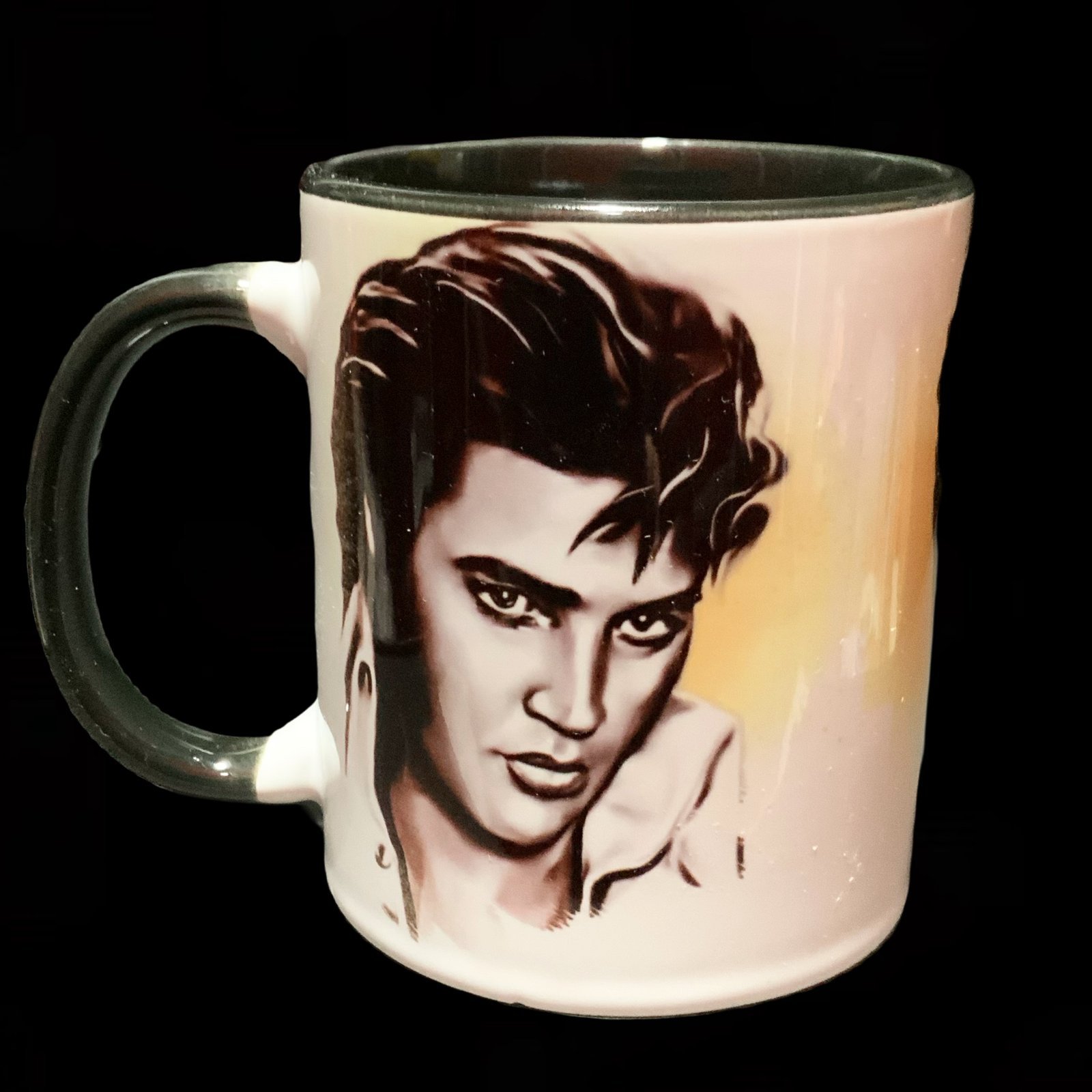Taza Elvis 2 Taza Elvis Presley, detalle lado izquierdo - smaap