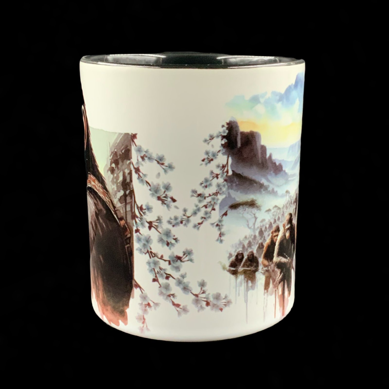 Taza planeta de los simios 2 Taza Planeta de Los Simios, vista detalle frontal