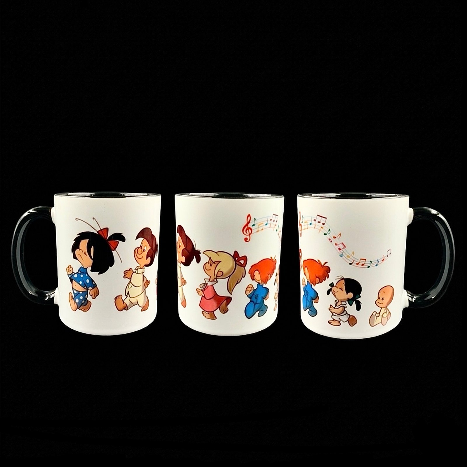 Taza Telerín 4 Taza Telerin, vista general de todos sus lados , ceramica - smaap