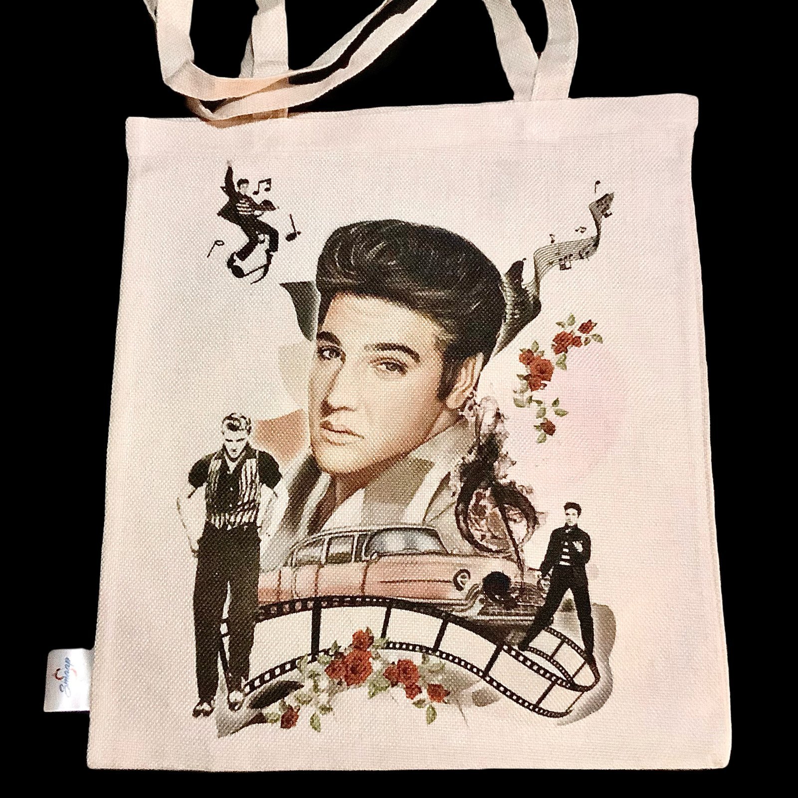 Tote bag Elvis Presley 1 tote bag con diseño de elvis presley - smaap