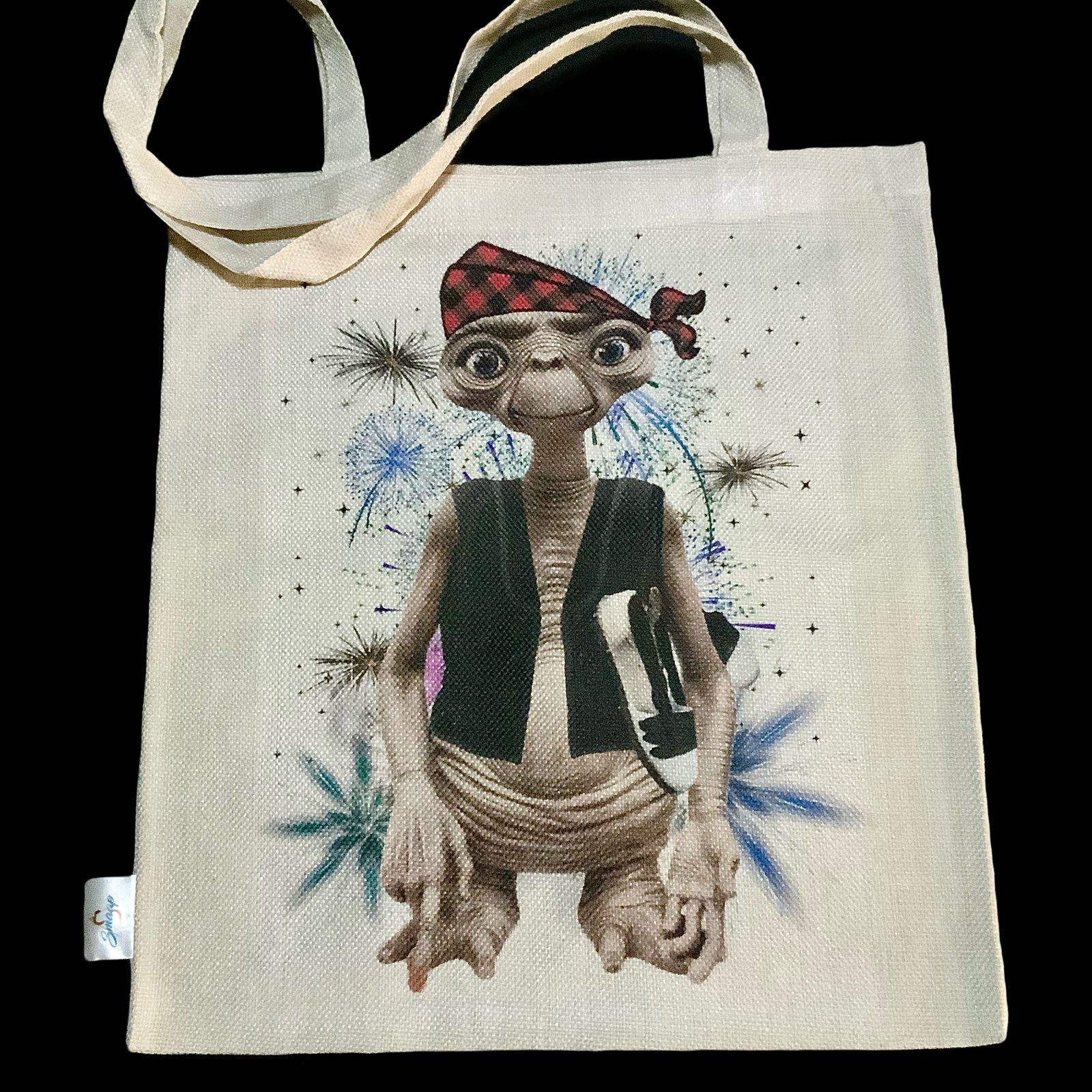 Tote bag Baturr E.T. 1 tote bag con diseño de E.T. el extraterrestre vestido e baturro - smaap