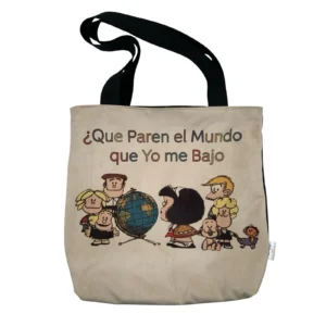 Bolso Mafalda que paren el mundo